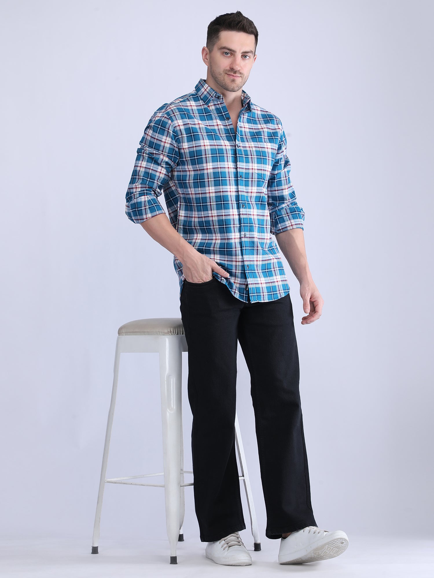 Regular Fit  Checks Shirt