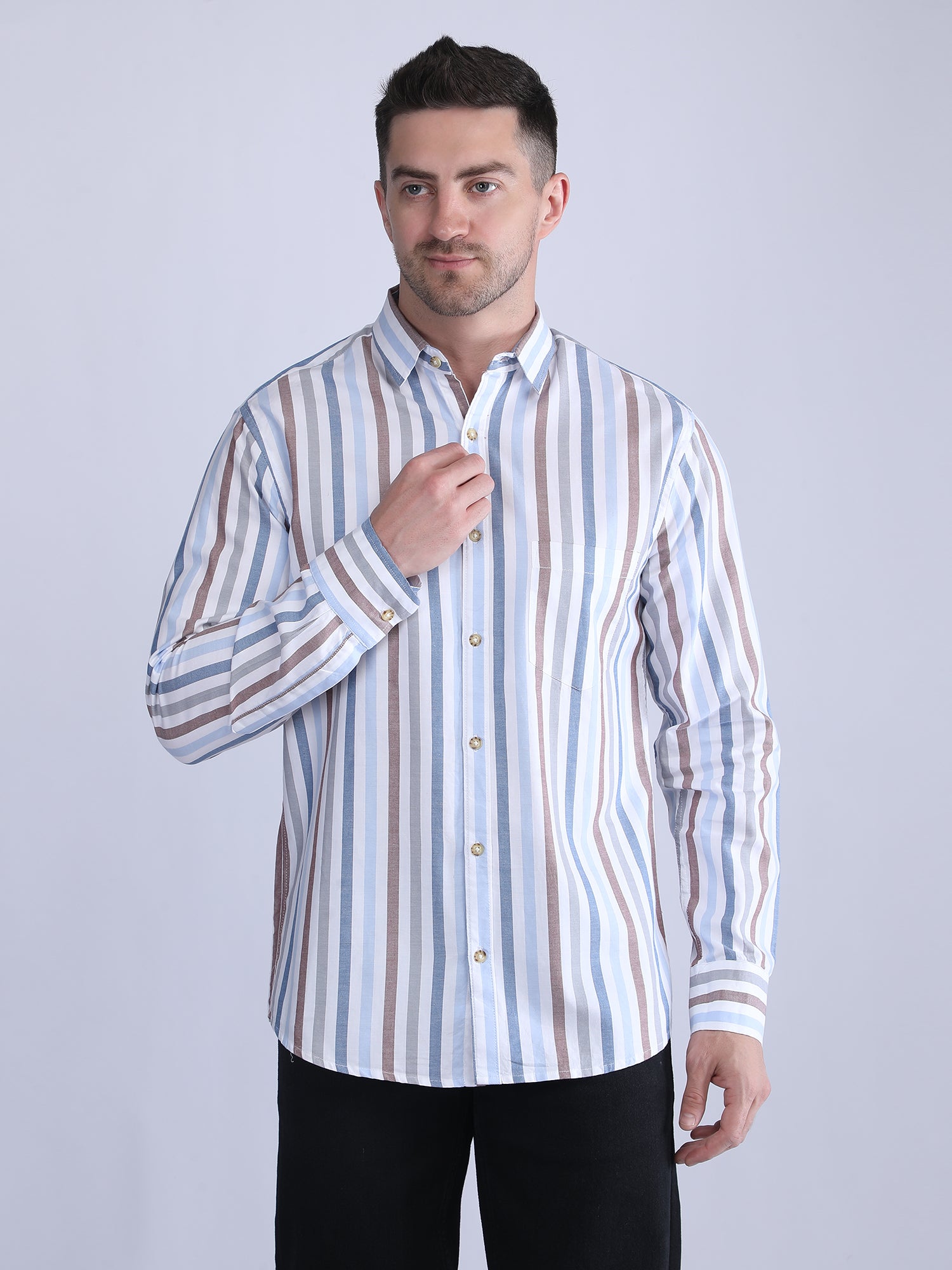 Regular Fit  Striped Shirt