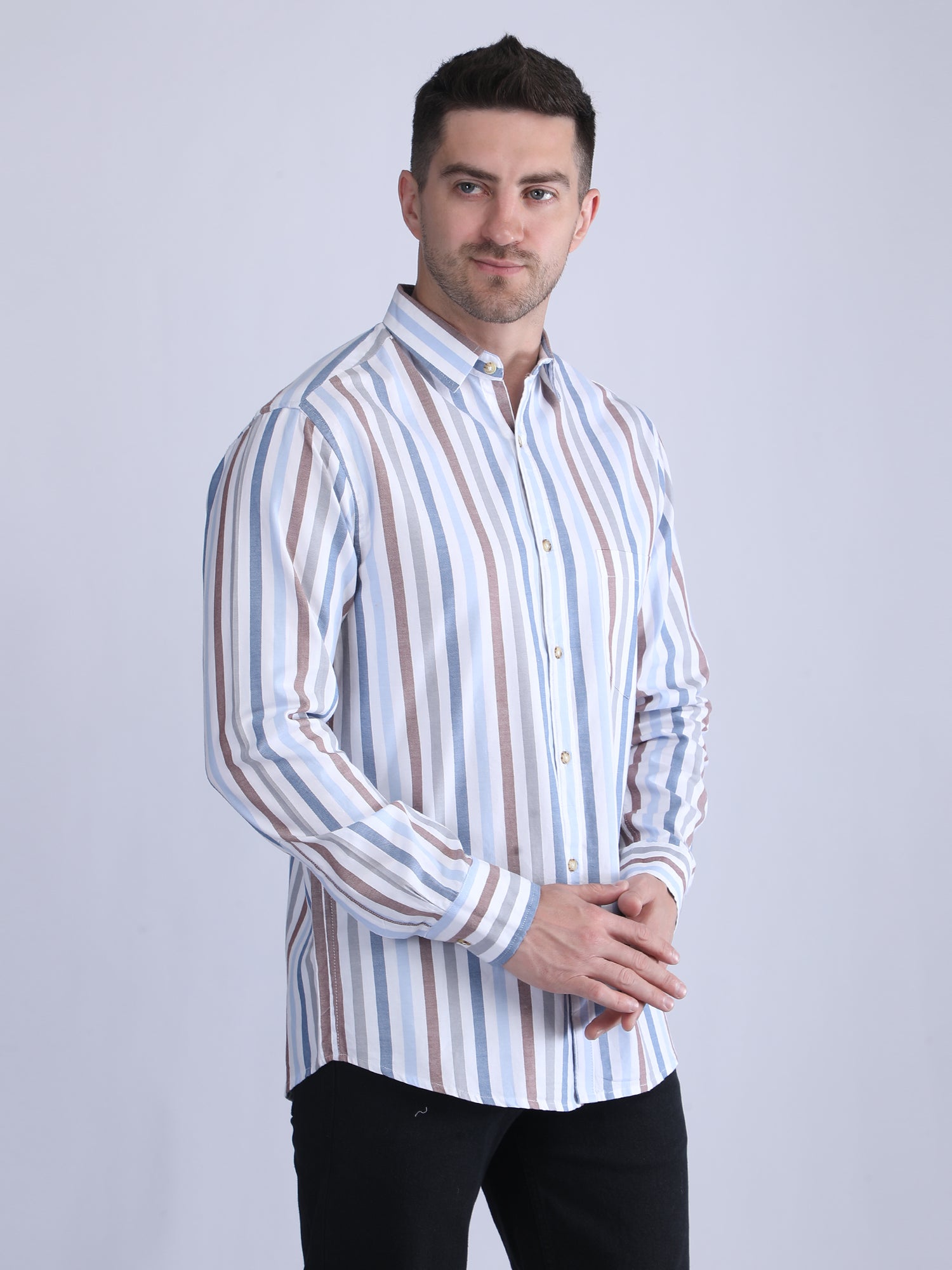 Regular Fit  Striped Shirt