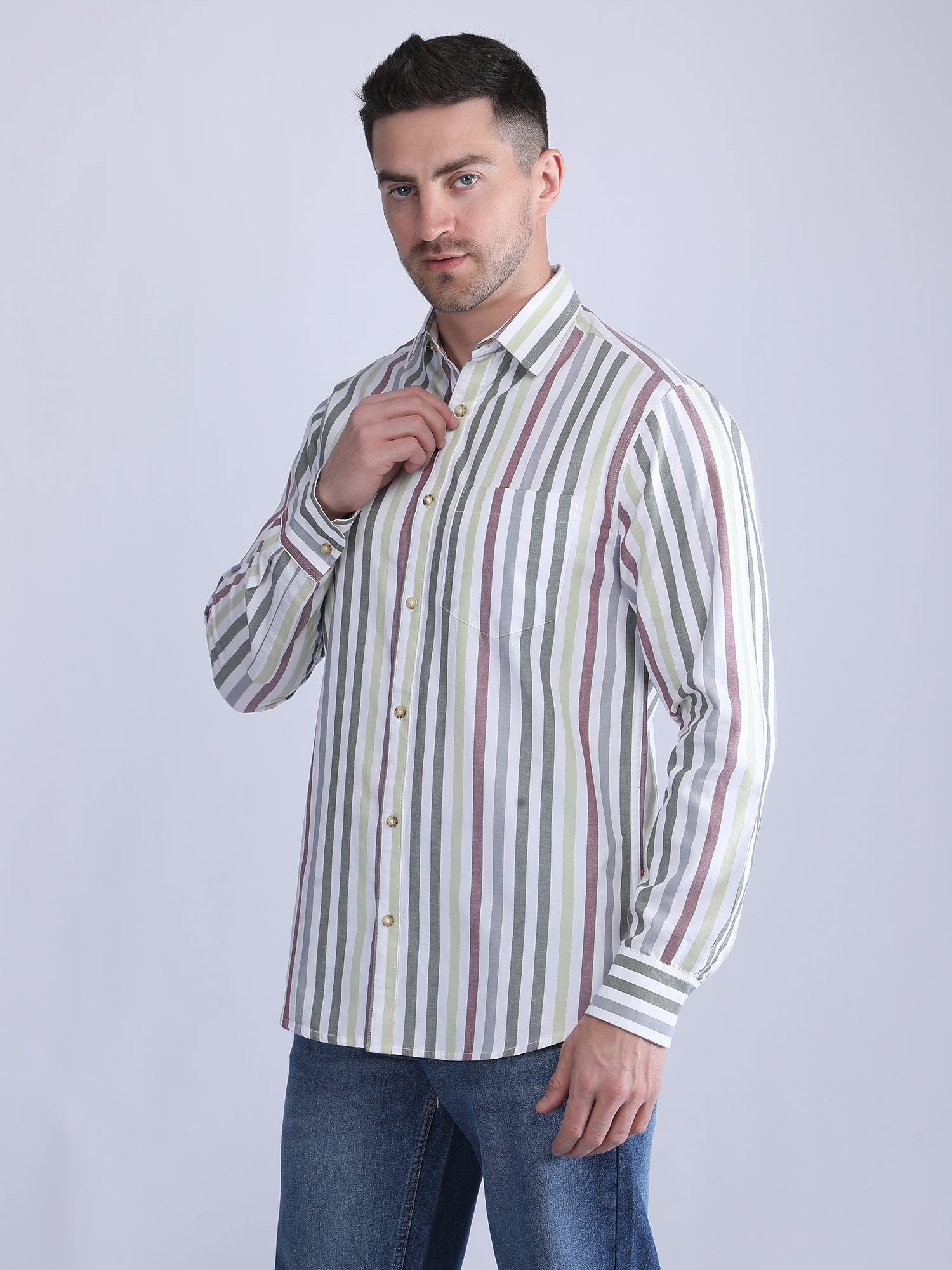 Regular Fit Striped Shirt