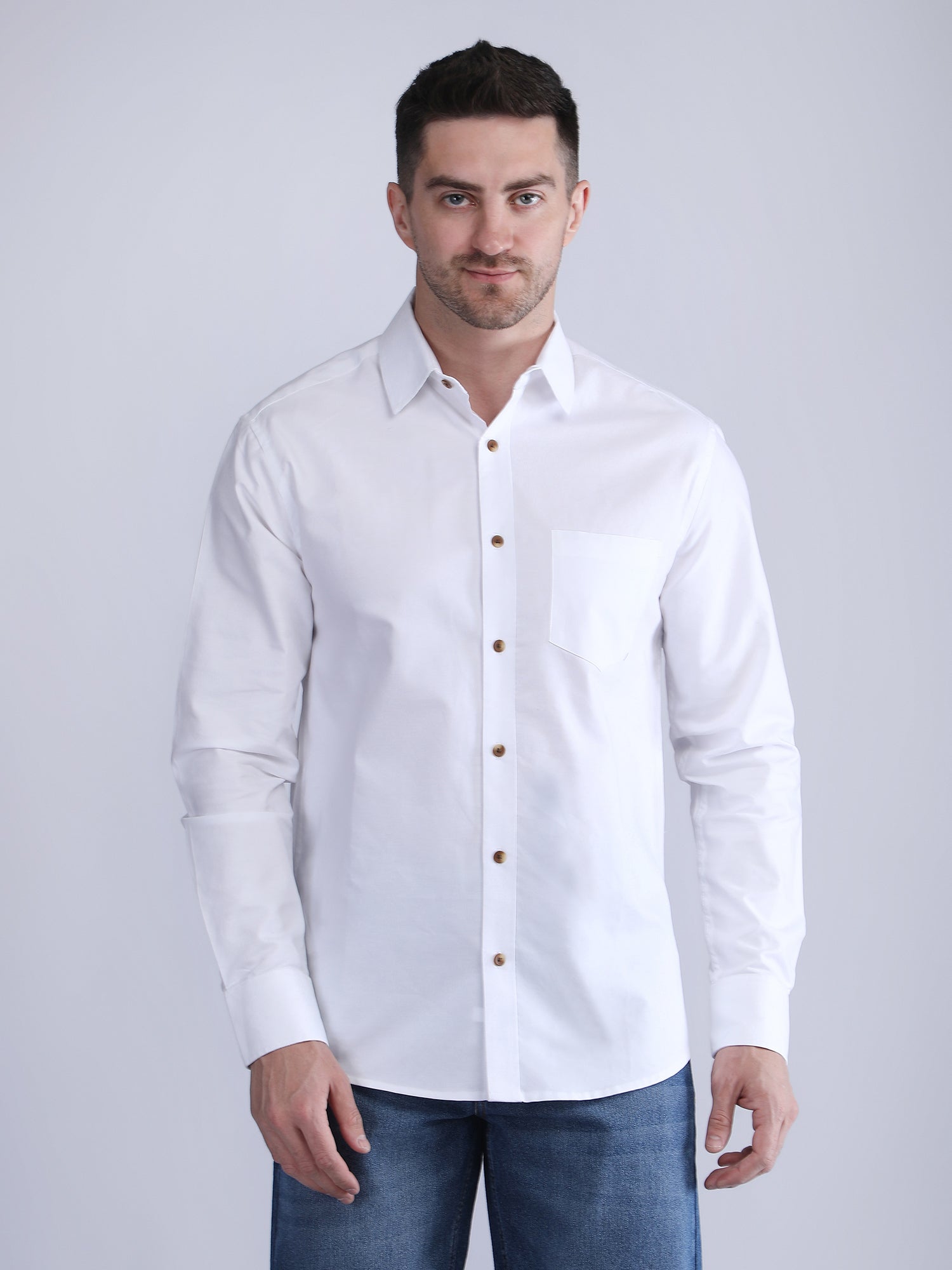 Regular Fit  Oxford Fabric Shirt