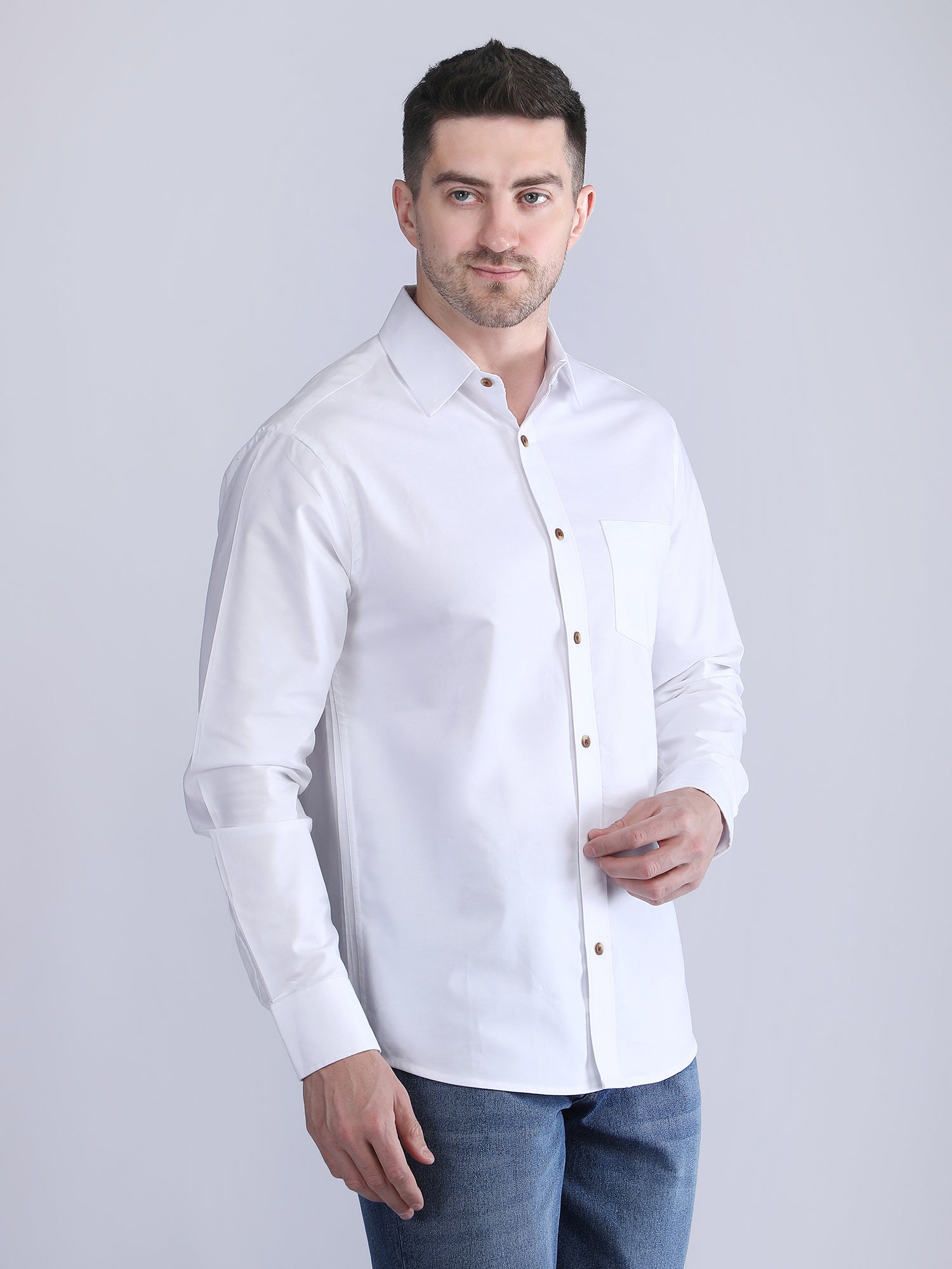 Regular Fit  Oxford Fabric Shirt