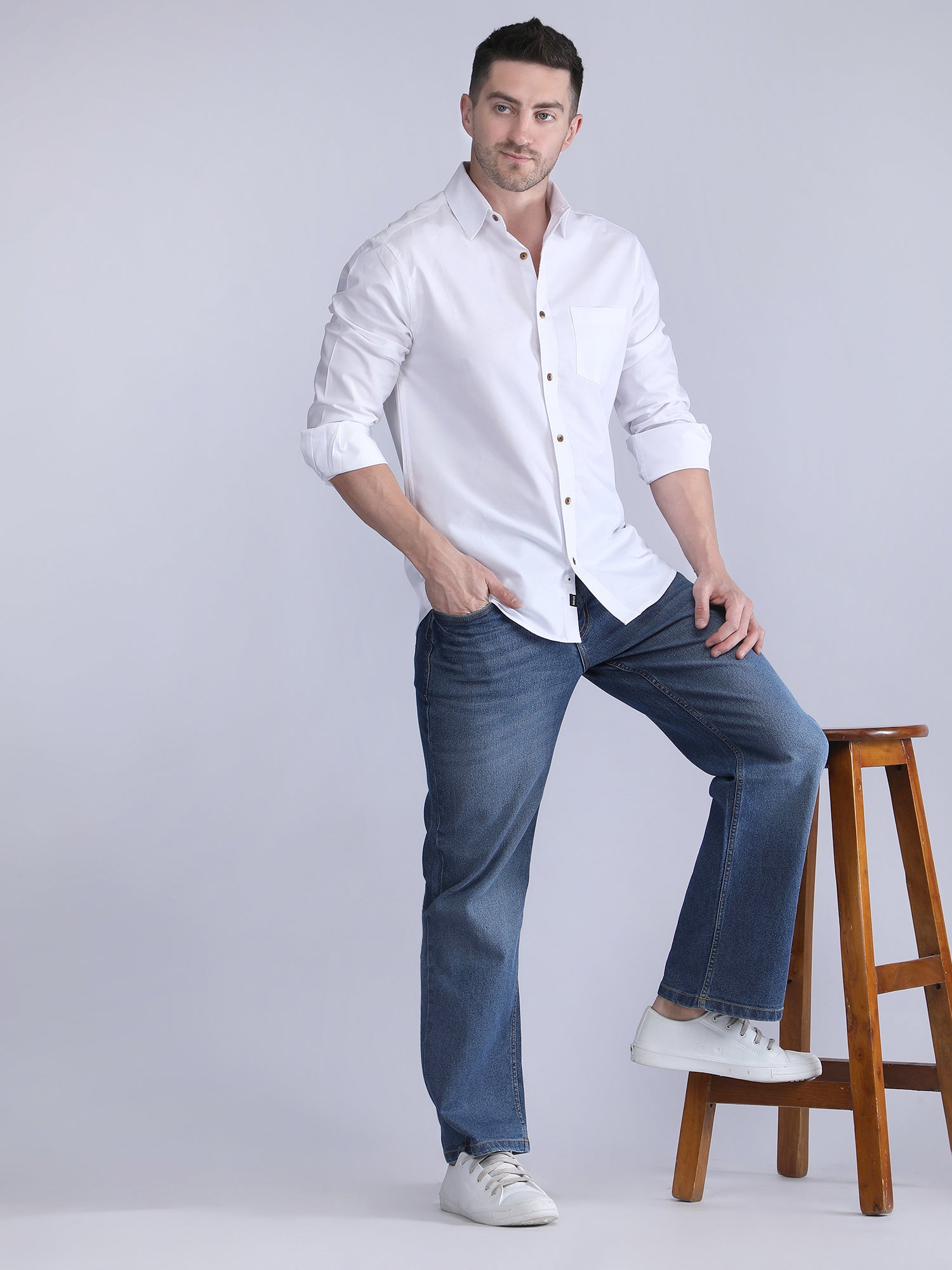 Regular Fit  Oxford Fabric Shirt