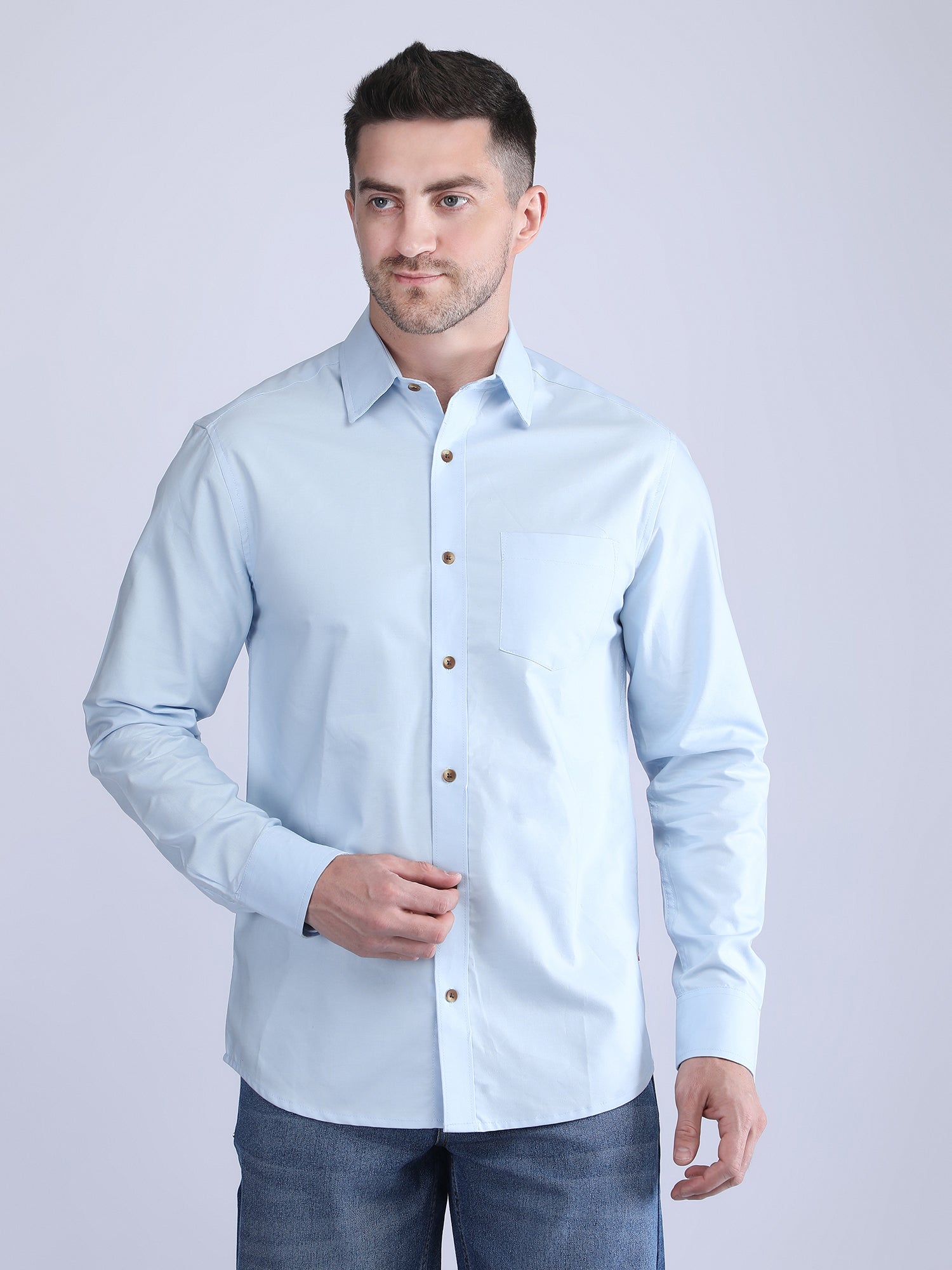 Regular Fit  Oxford Fabric Shirt