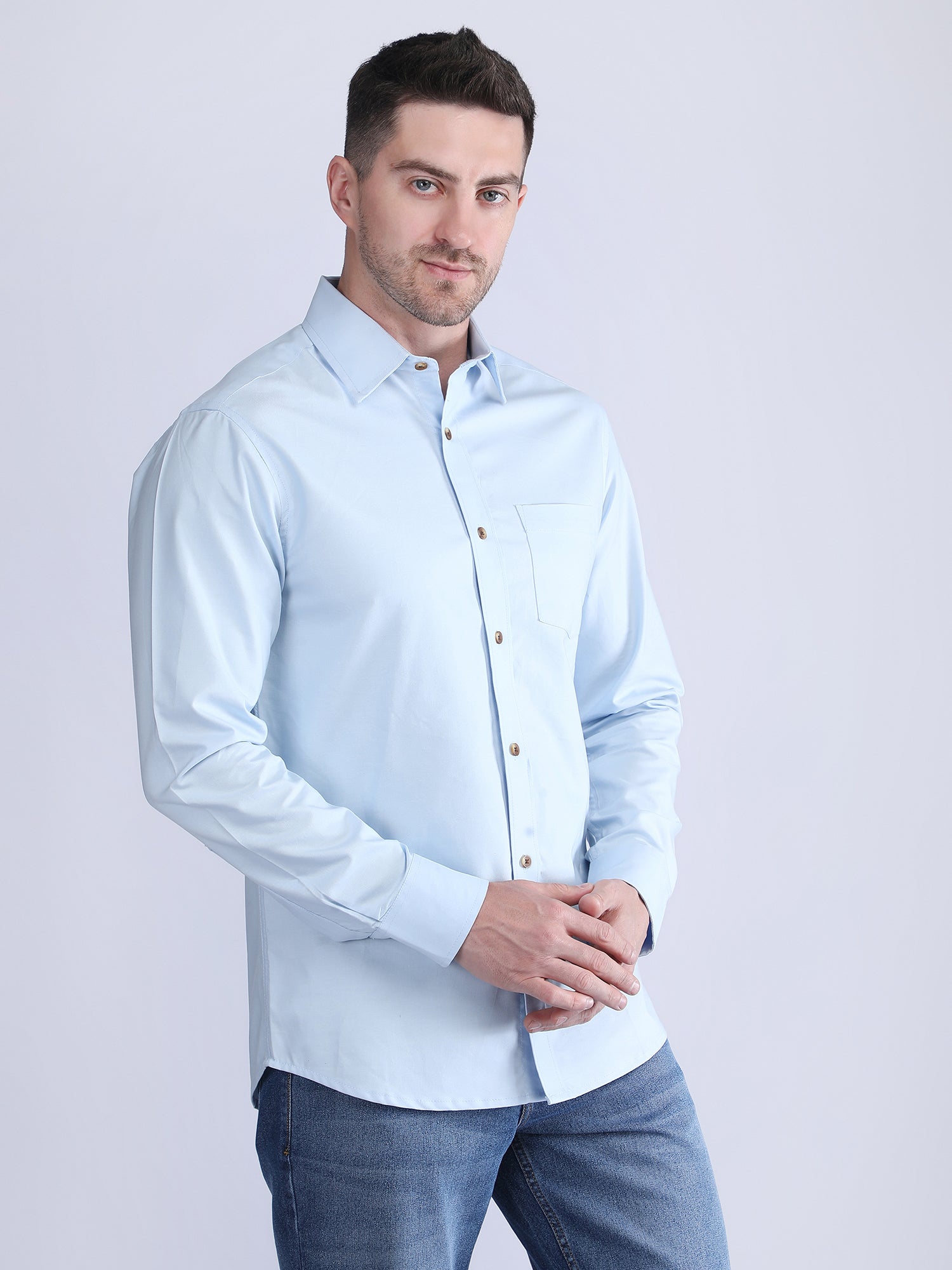 Regular Fit  Oxford Fabric Shirt