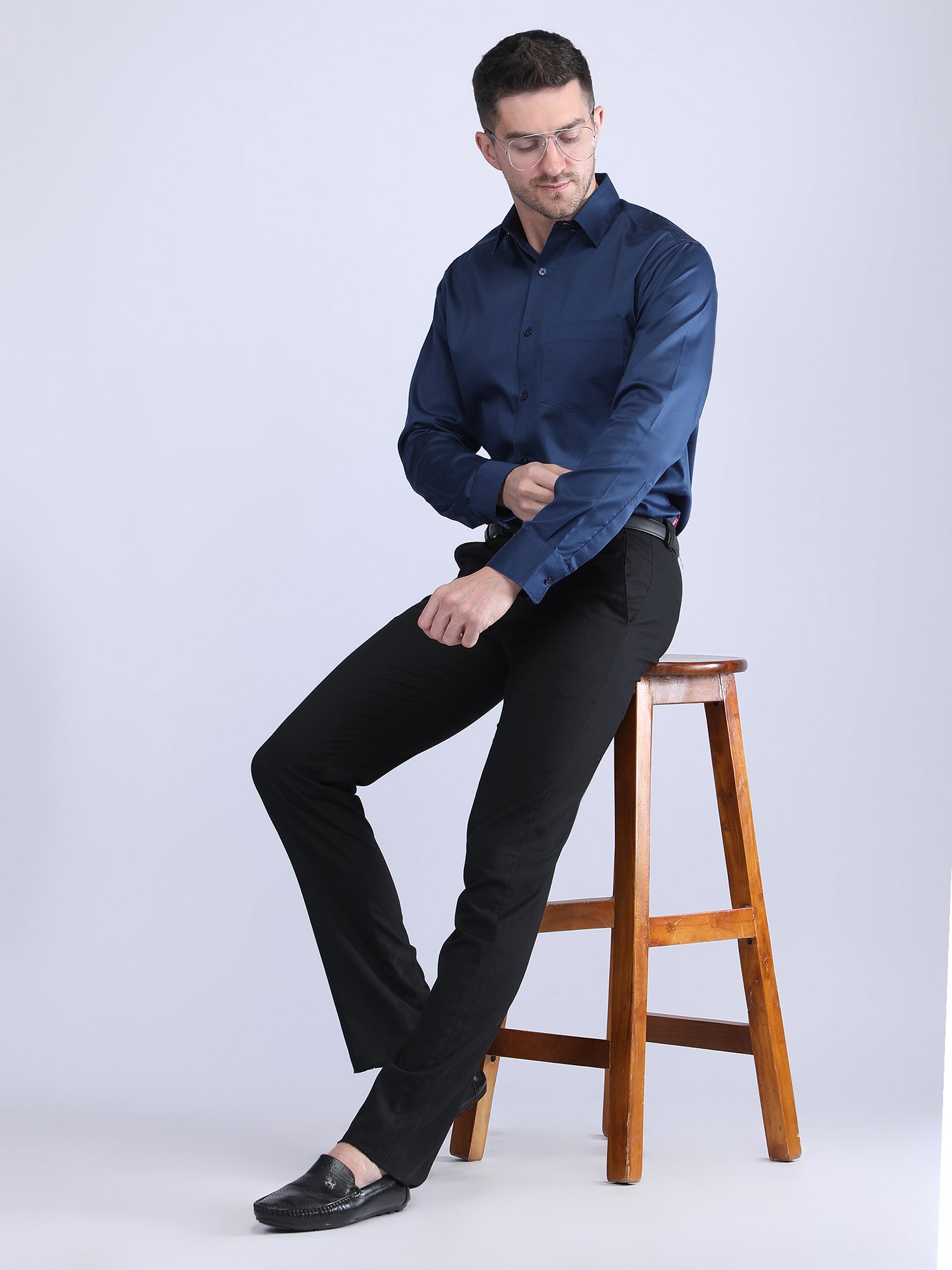 Regular Fit Satin Shirt