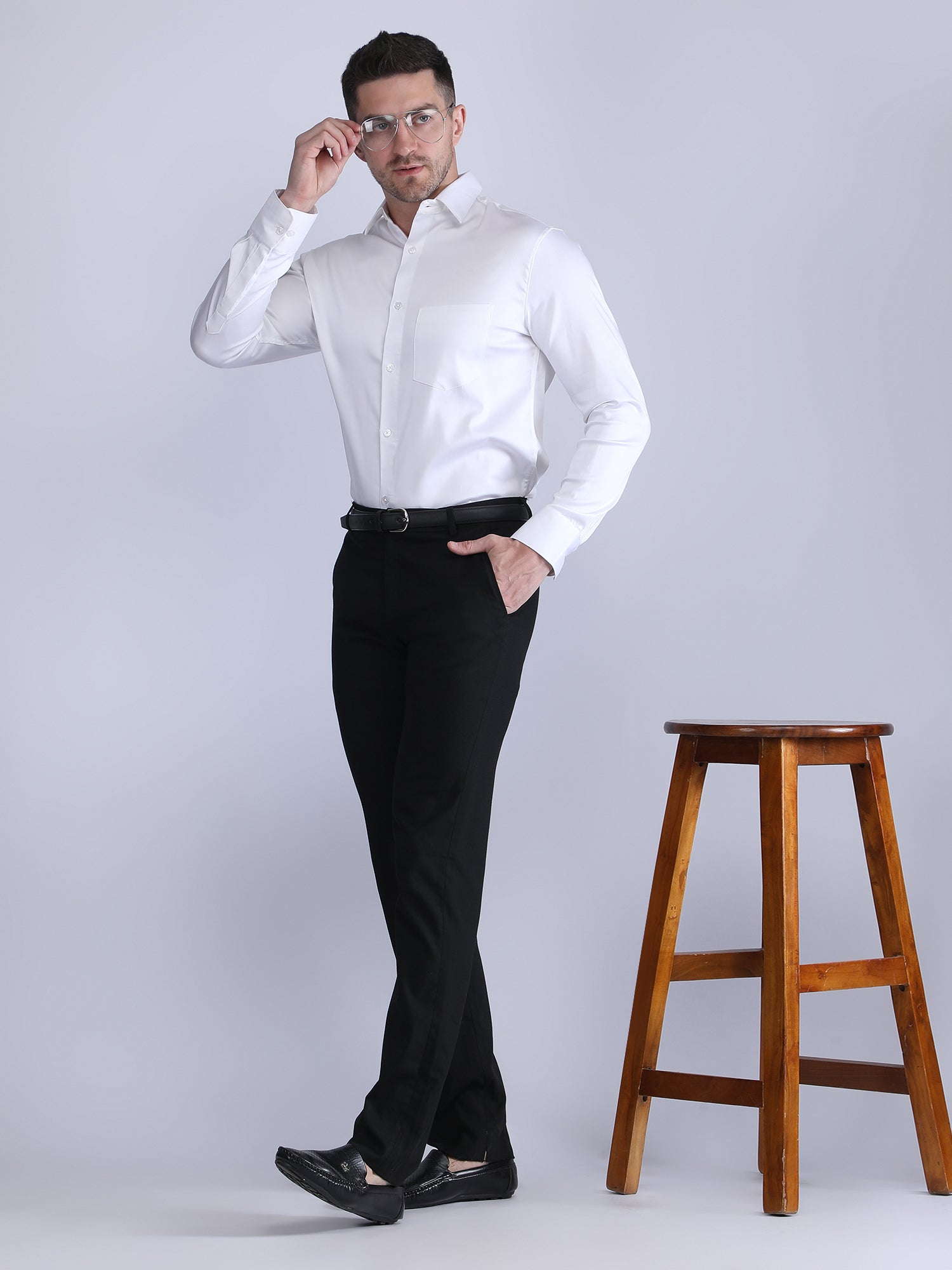 Regular Fit Satin Shirt