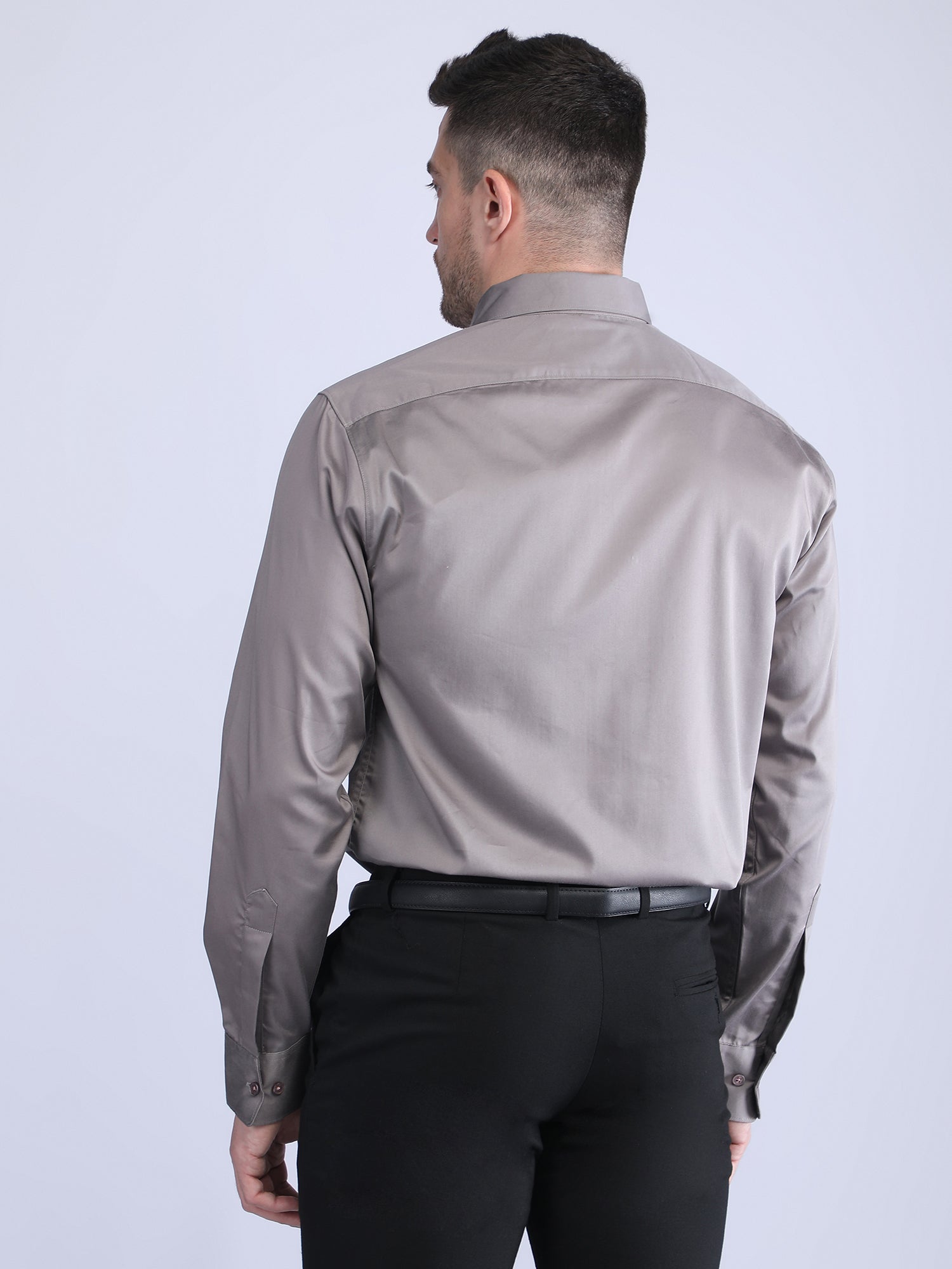 Regular Fit Satin Shirt