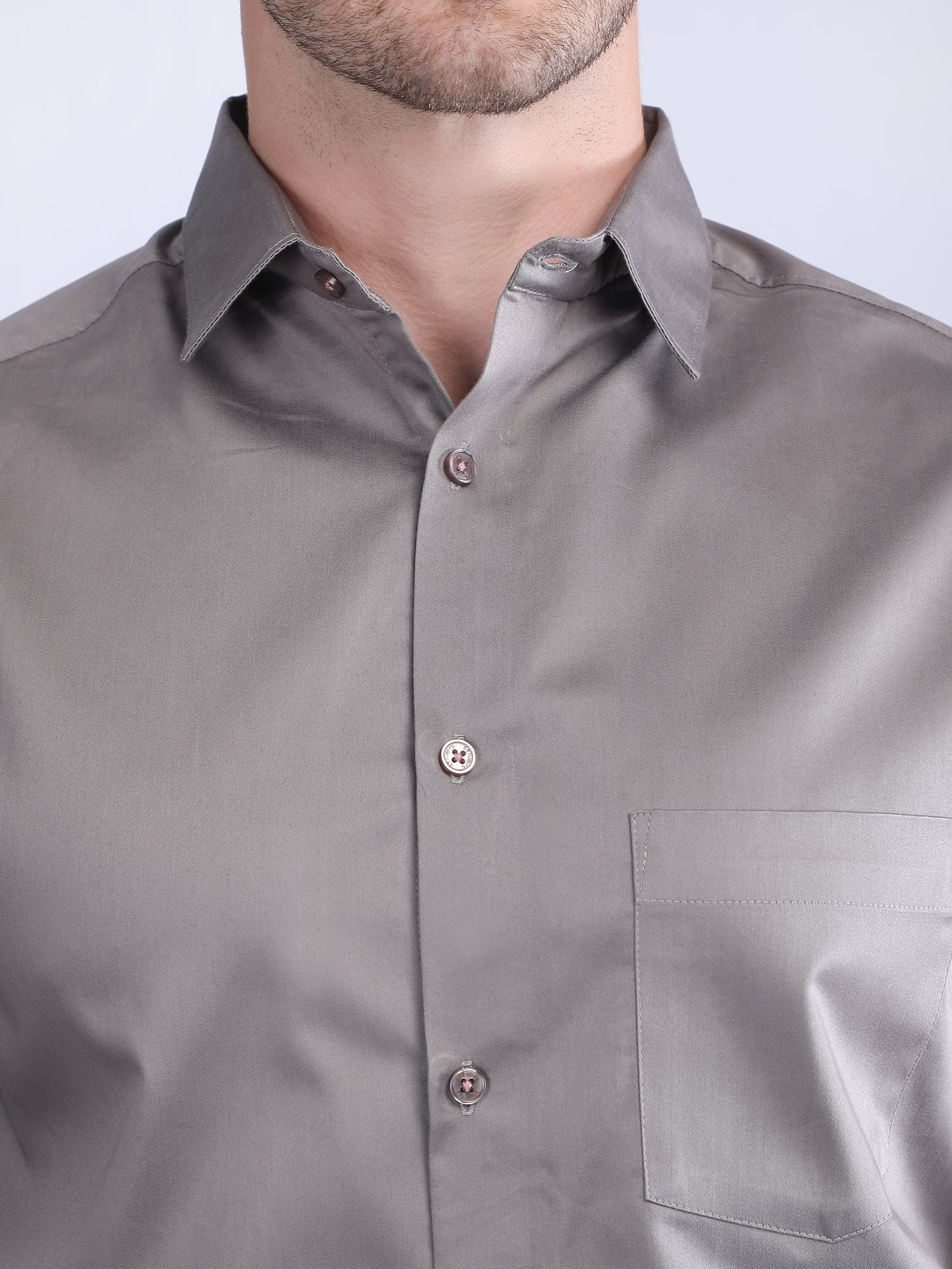 Regular Fit Satin Shirt