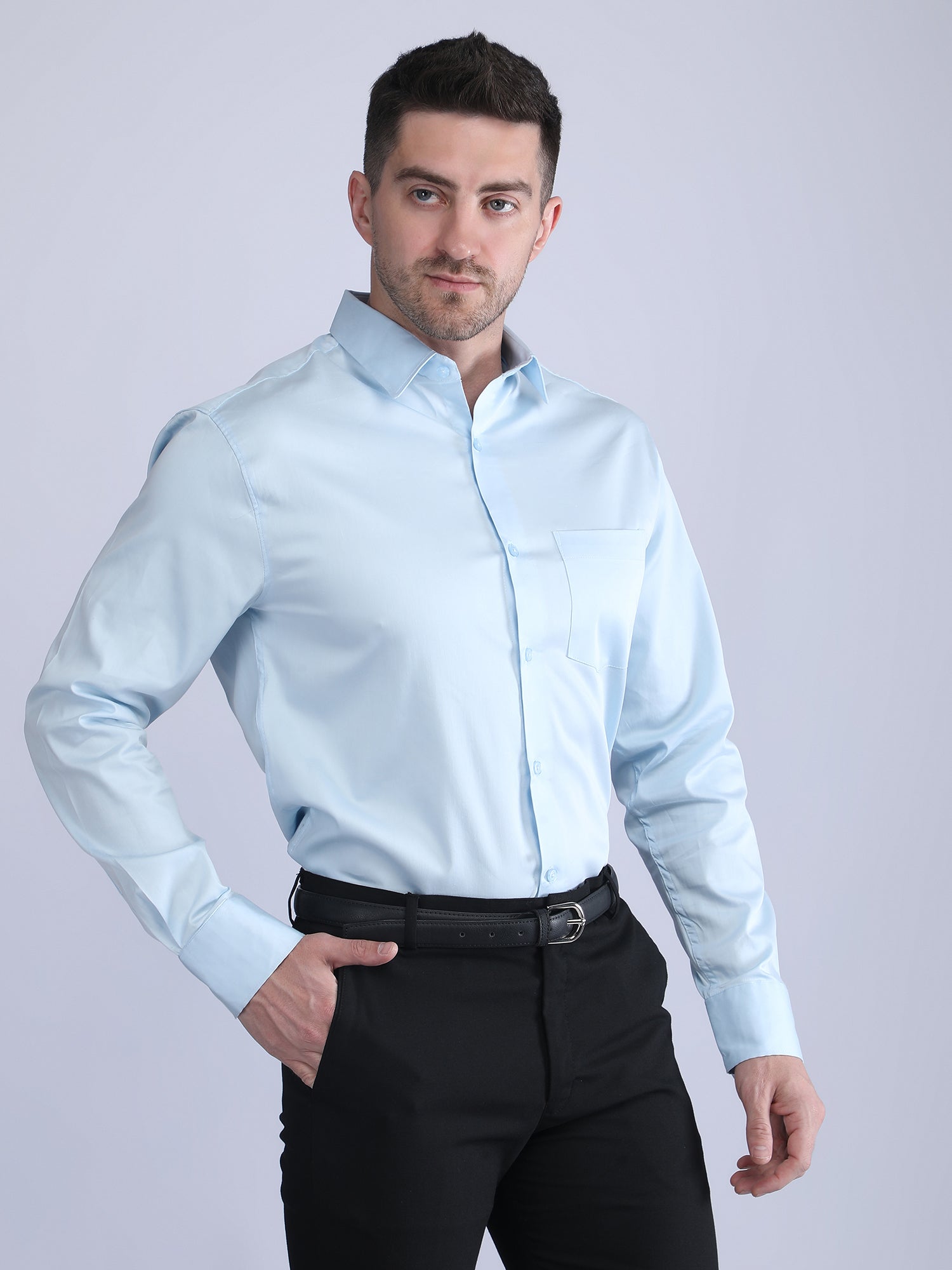 Regular Fit Satin Shirt