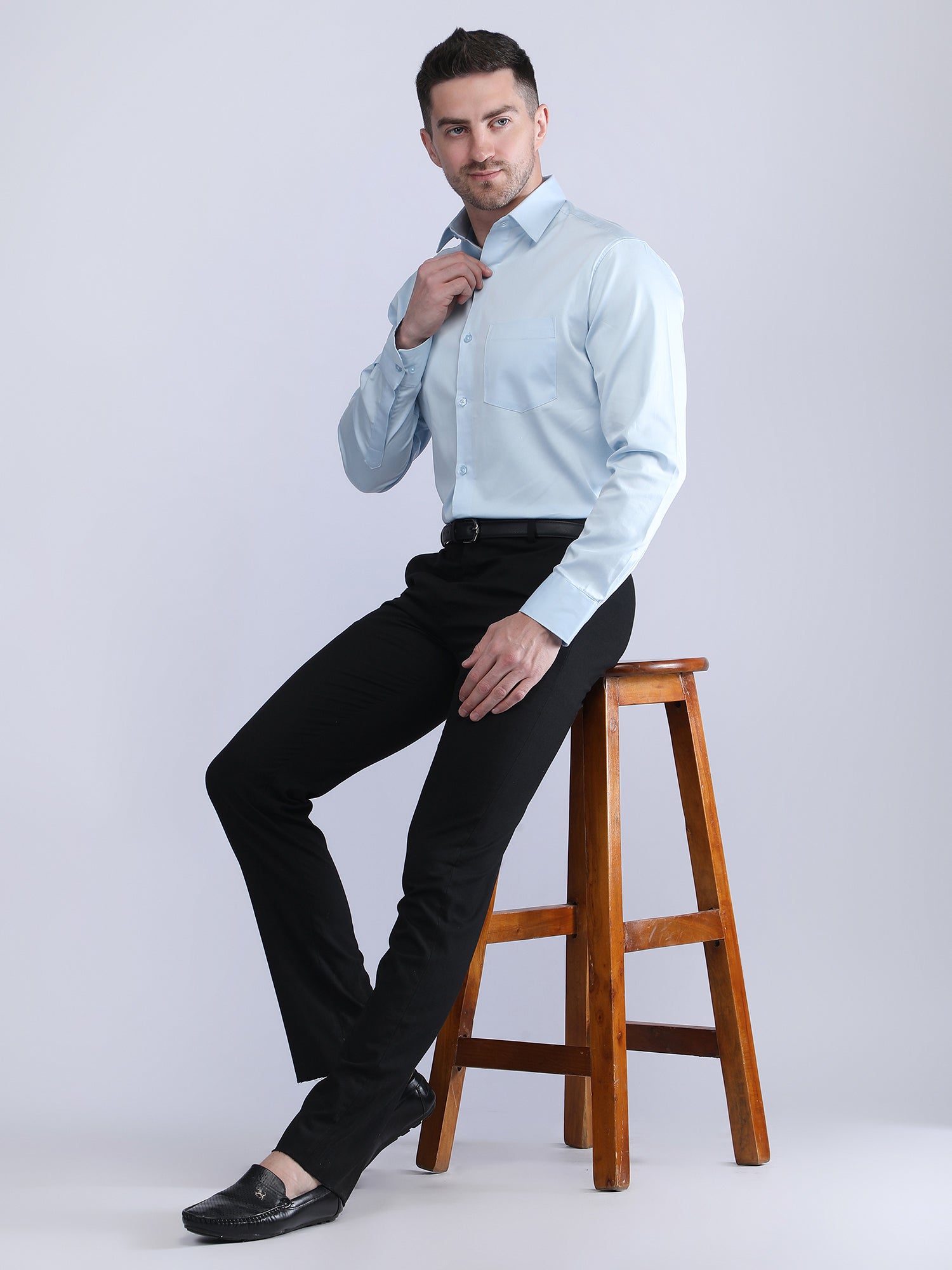 Regular Fit Satin Shirt