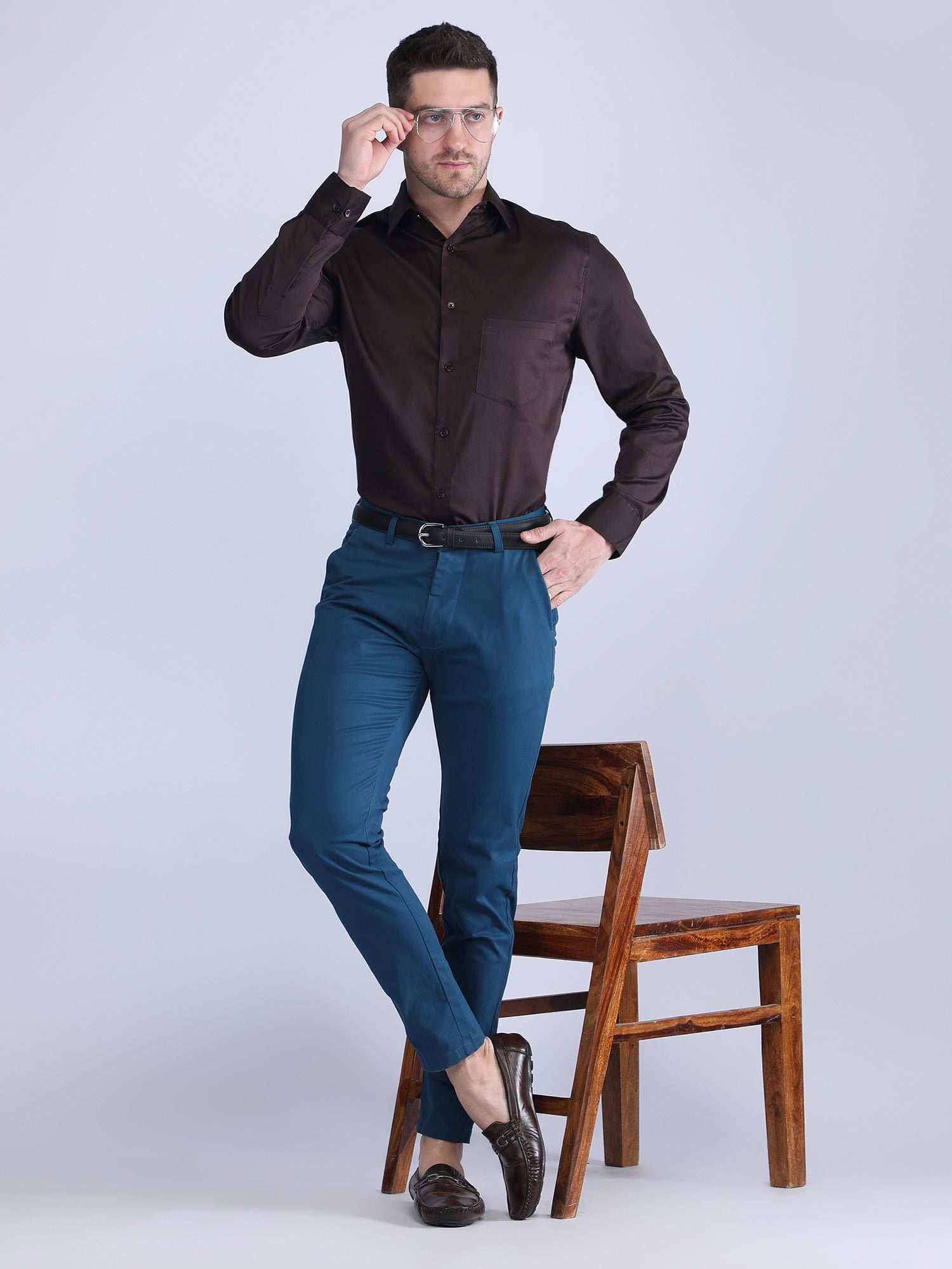 Regular Fit Satin Shirt