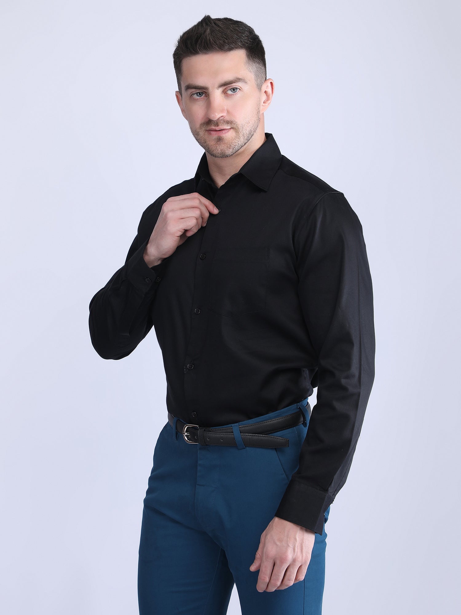 Regular Fit Satin Shirt