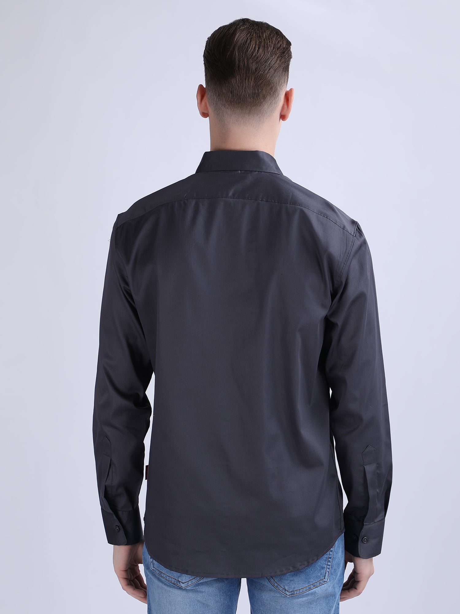 Regular Fit Satin Shirt