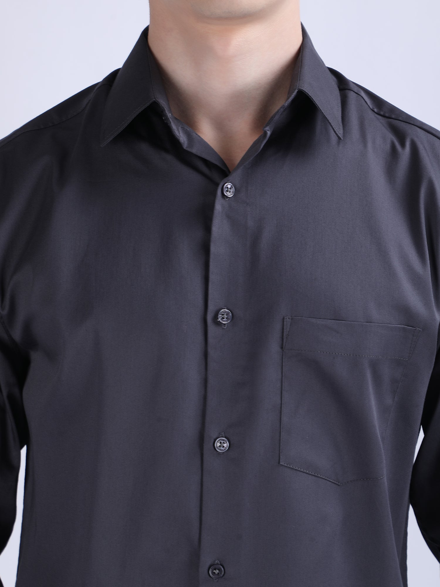 Regular Fit Satin Shirt