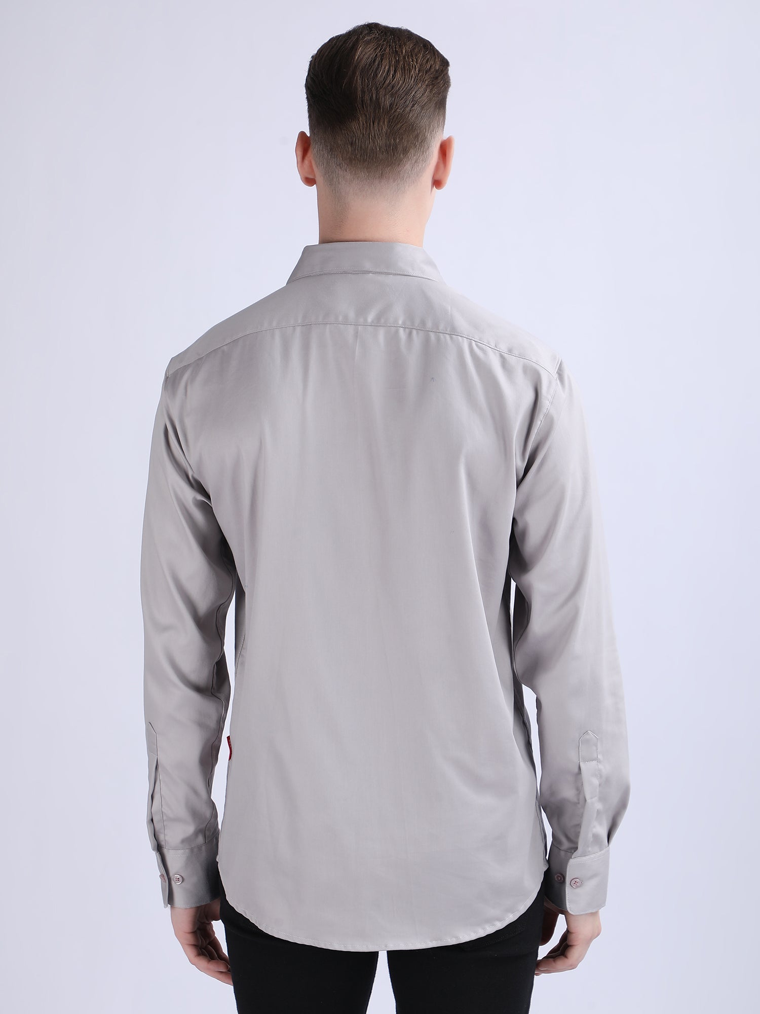 Regular Fit Satin Shirt