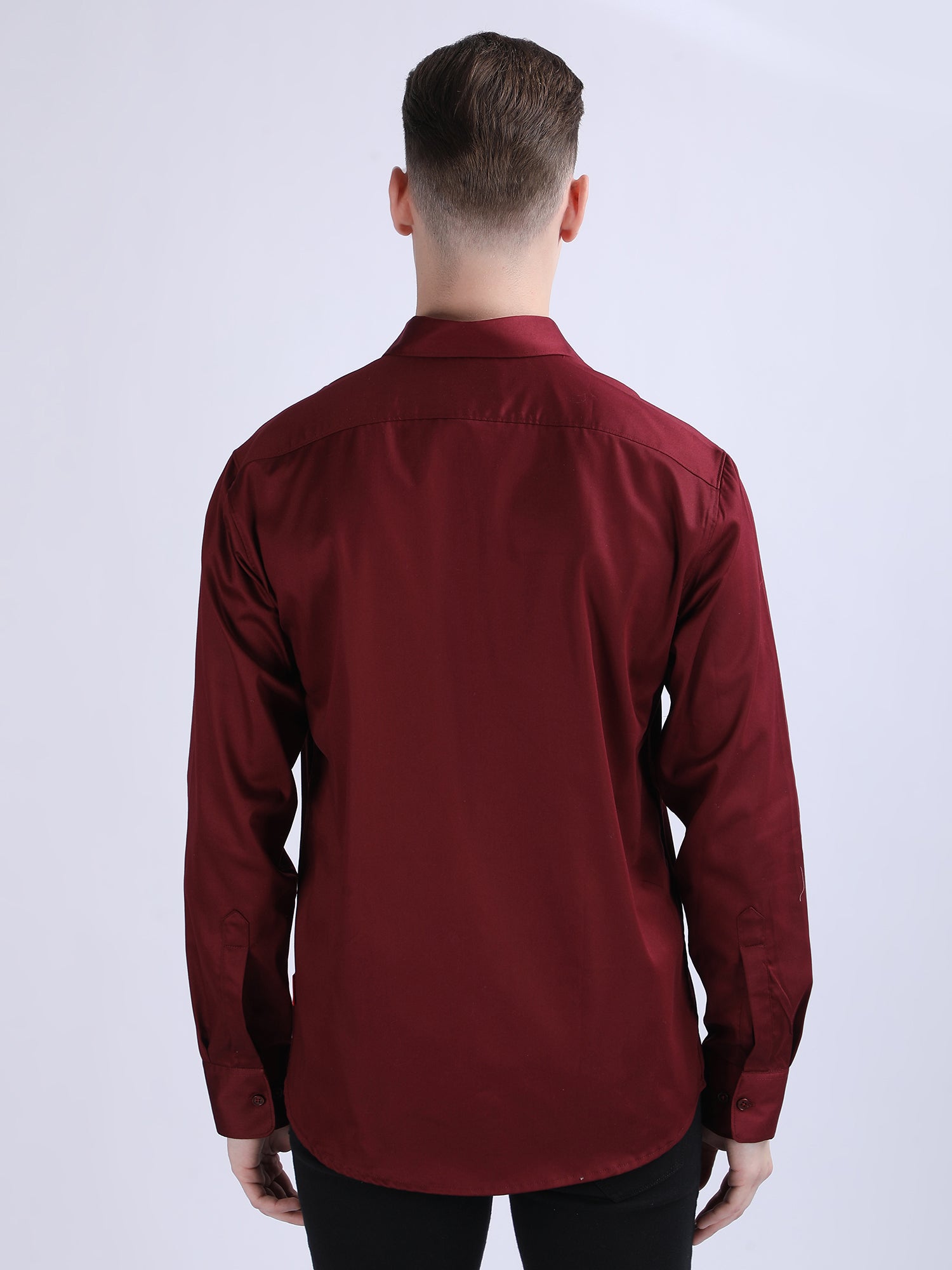 Regular Fit Satin Shirt