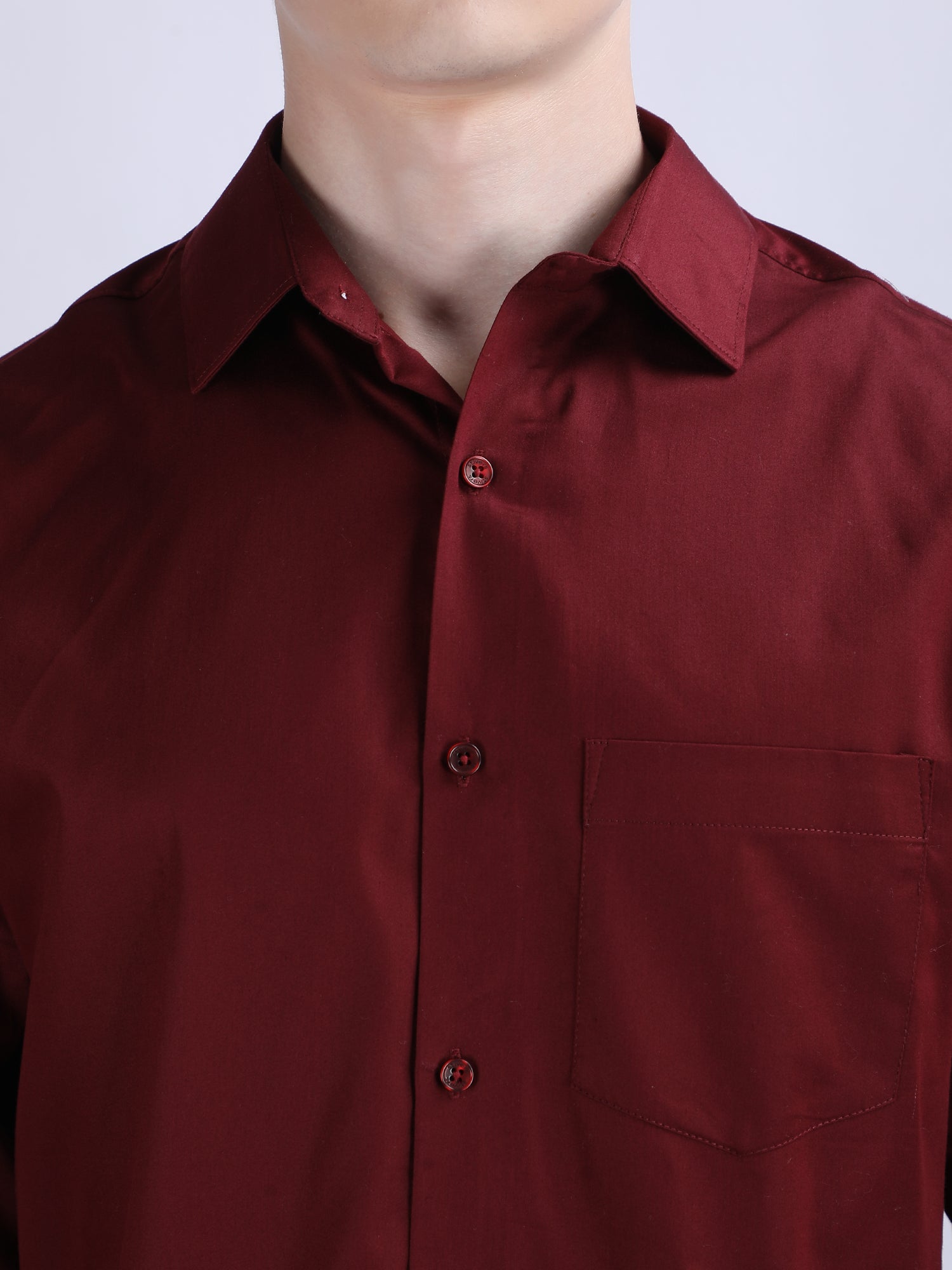 Regular Fit Satin Shirt