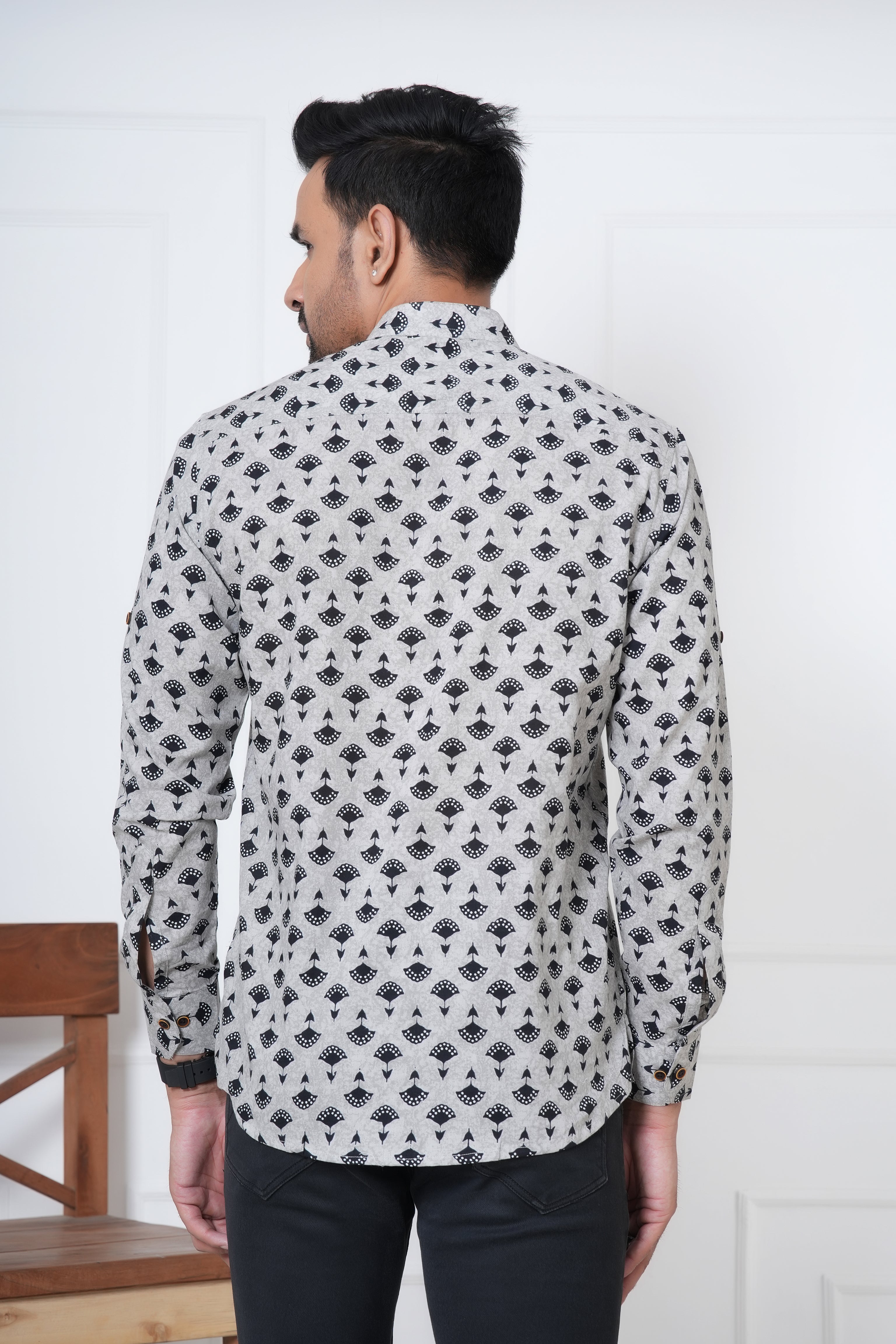 Cambric Fabric Men Short Kurta